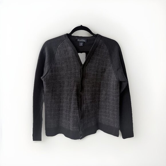 VTG Brooks Brothers Women's Vintage 100% Wool Knit Cardigan Sweater Size M - Picture 1 of 5